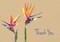 Great Papers! Faux Kraft Thank You Note Card and Envelope, Paradise, 4.75" x 3.375"(folded), 50 count